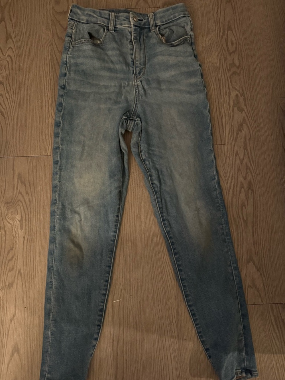 American Eagle Outfitters High Rise Light Blue Jeans